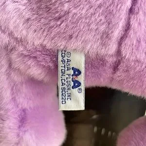 A&A | Bags | Rarevintage Aa Aurora Purple Hippo Plush  display picture 3